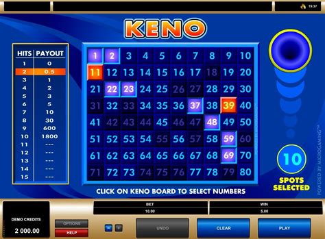 Online Keno Now! For Real Money or Free .